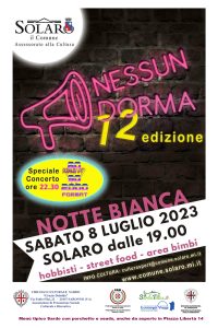 Notte Bianca Solaro 2023
