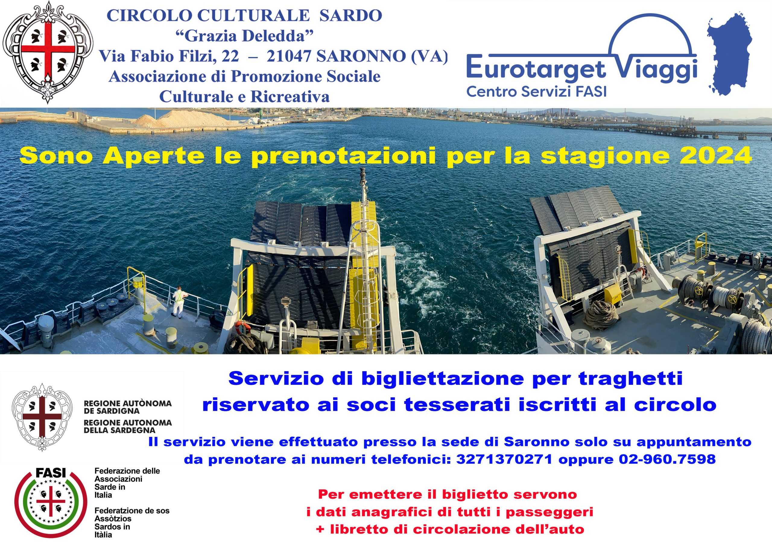 Aperte le prenotazioni per la stagione 2024