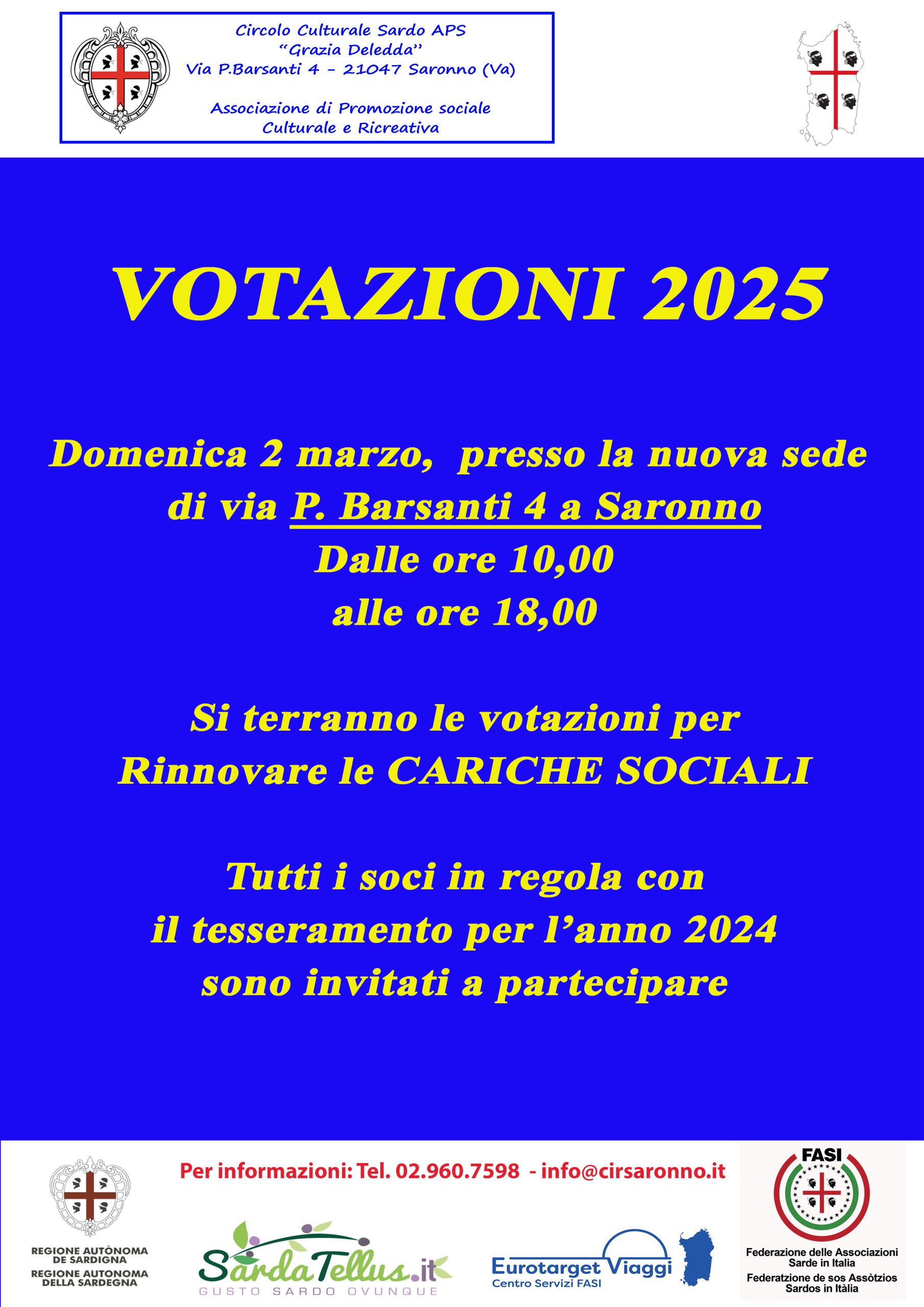 VOTAZIONI 2025