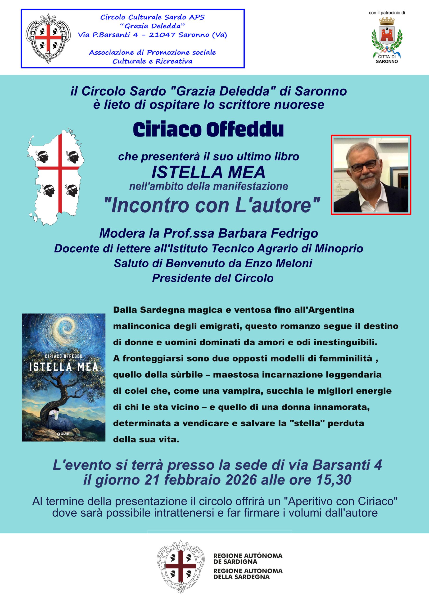 Incontro con l’autore Ciriaco Offeddu
