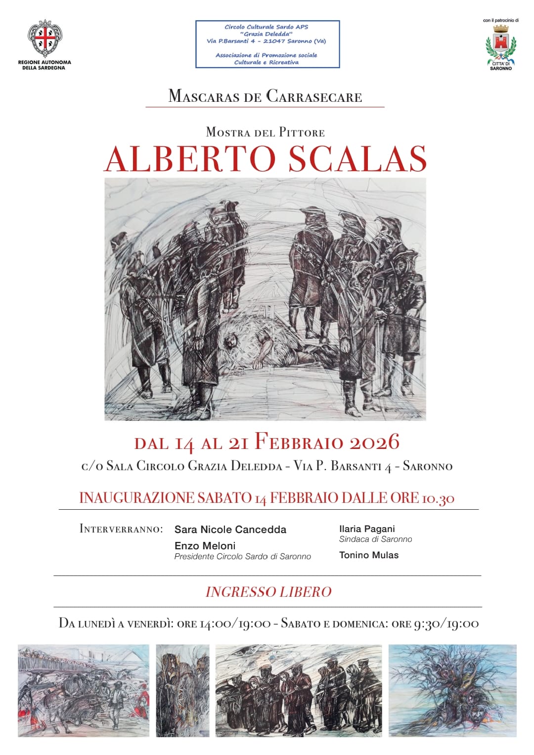 Mostra del Pittore ALBERTO SCALAS
